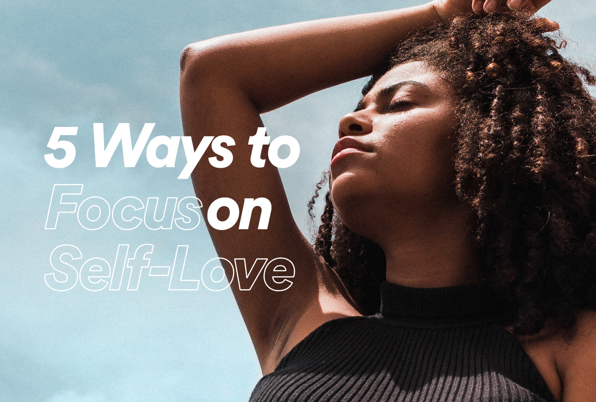 Black woman practicing self-love with a quiet moment of rest at home
