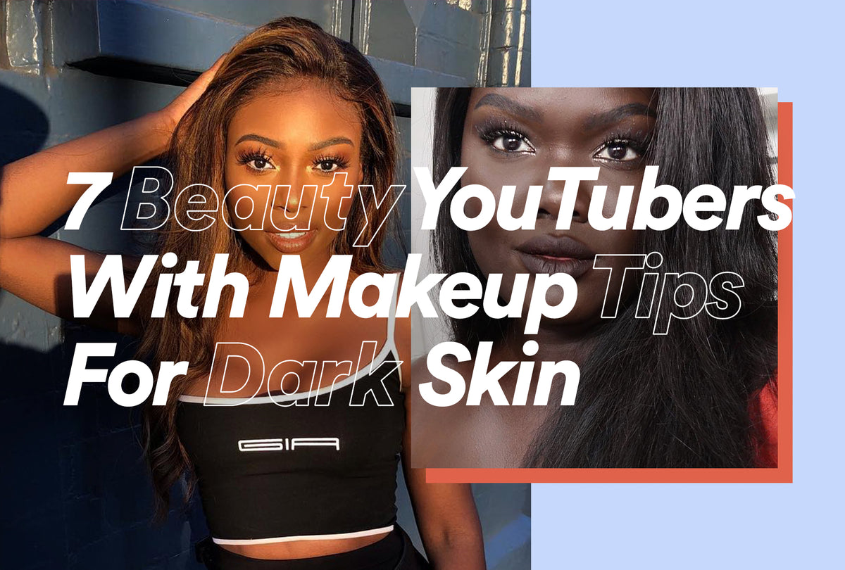 Beauty creators filming makeup tutorials for deeper skin tones