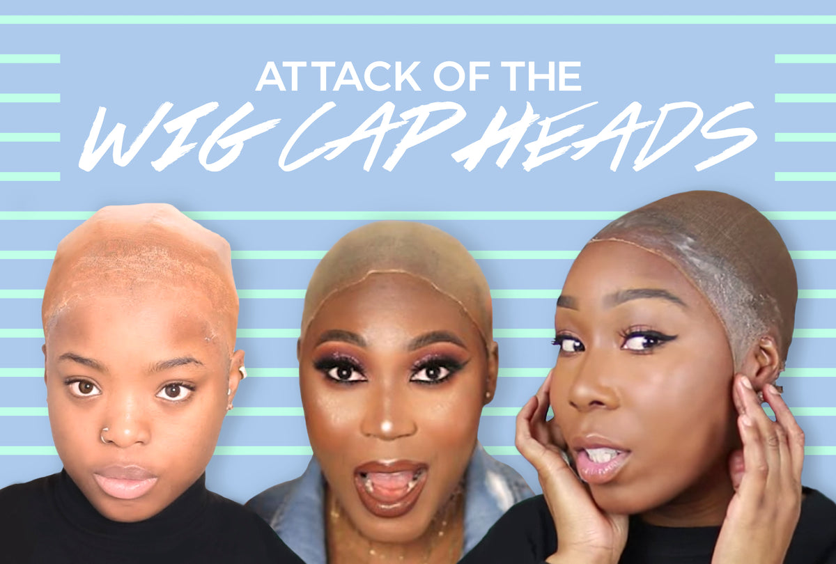 Lace frontal wig laid down using the stocking cap method and edge gel
