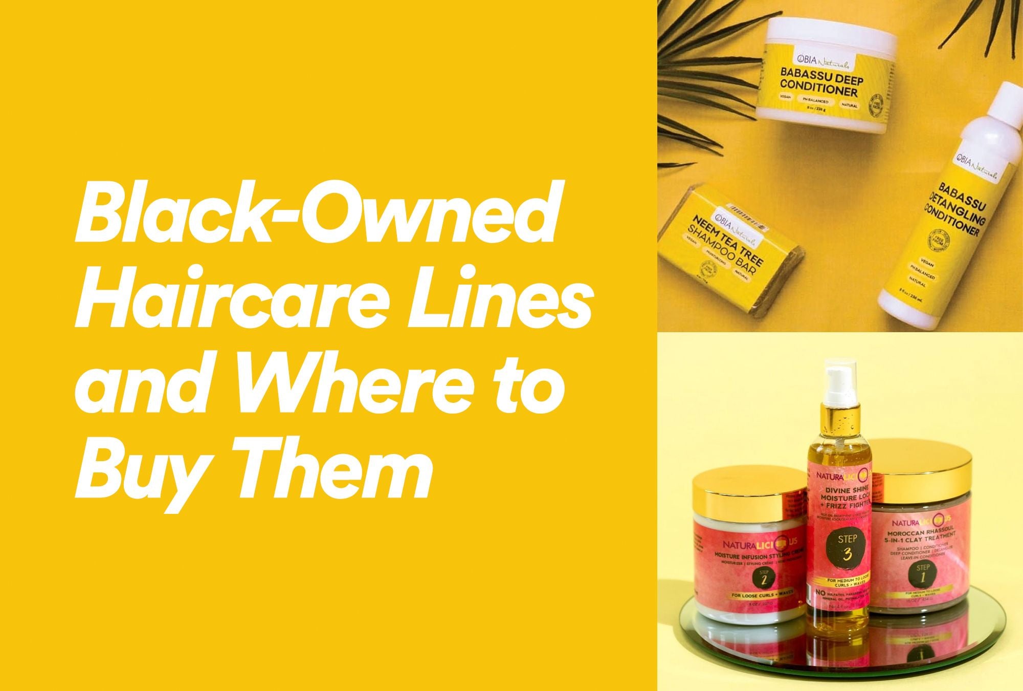 Black-Owned Haircare Lines and Where to Buy Them