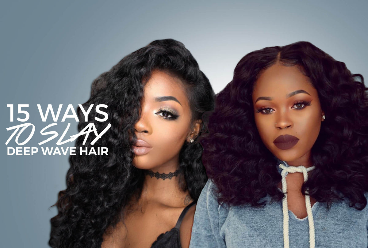 Deep wave weave installs shown in fifteen different lengths and styles