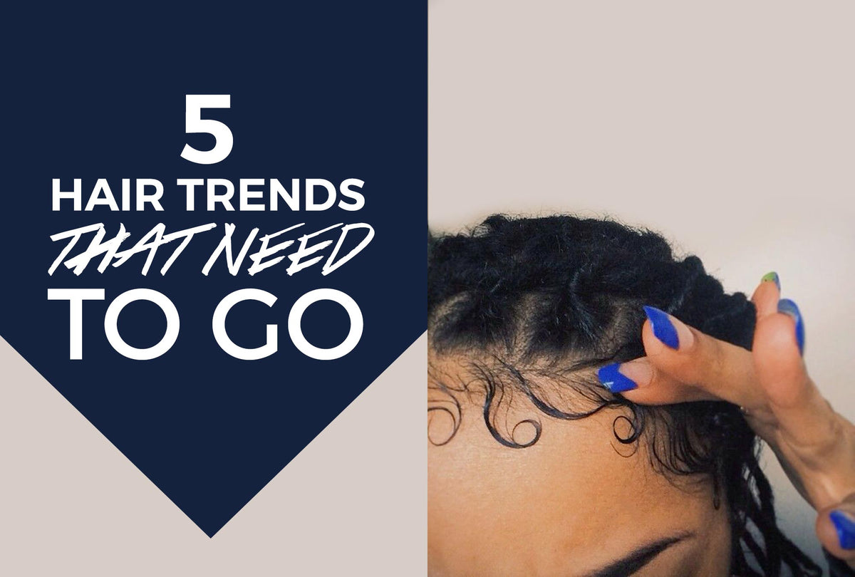 Outdated 2017 hairstyle trends shown on models before an update