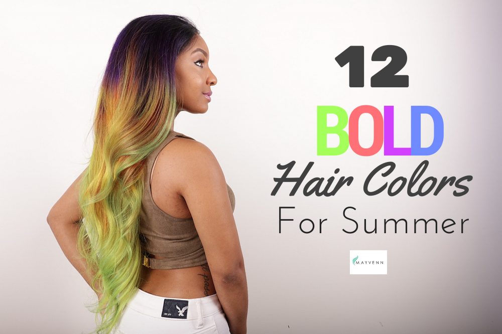 12 Bold Hair Colors for Summer