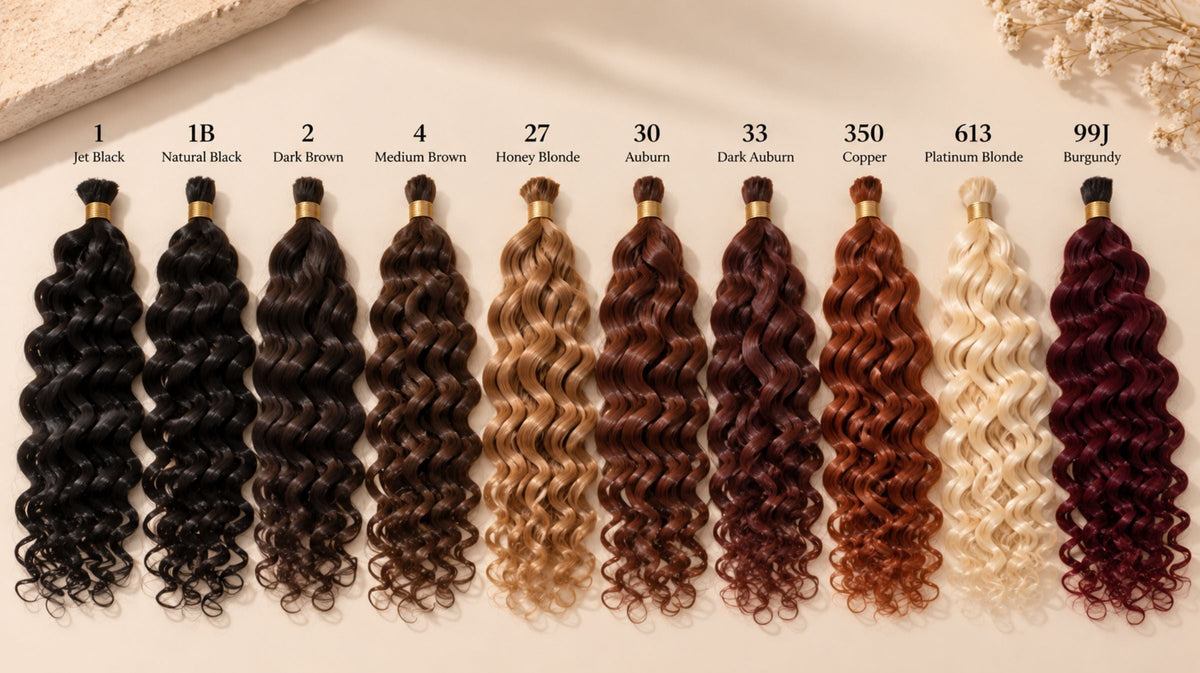 Braiding Hair Color Chart