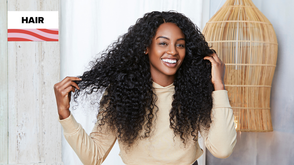 Extensions being detangled and conditioned at home between salon visits