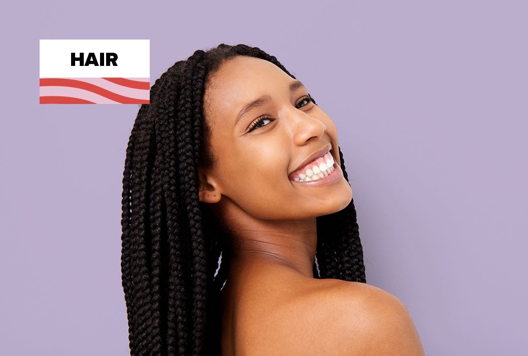 Summer braid trends including knotless box braids and feed-in cornrows