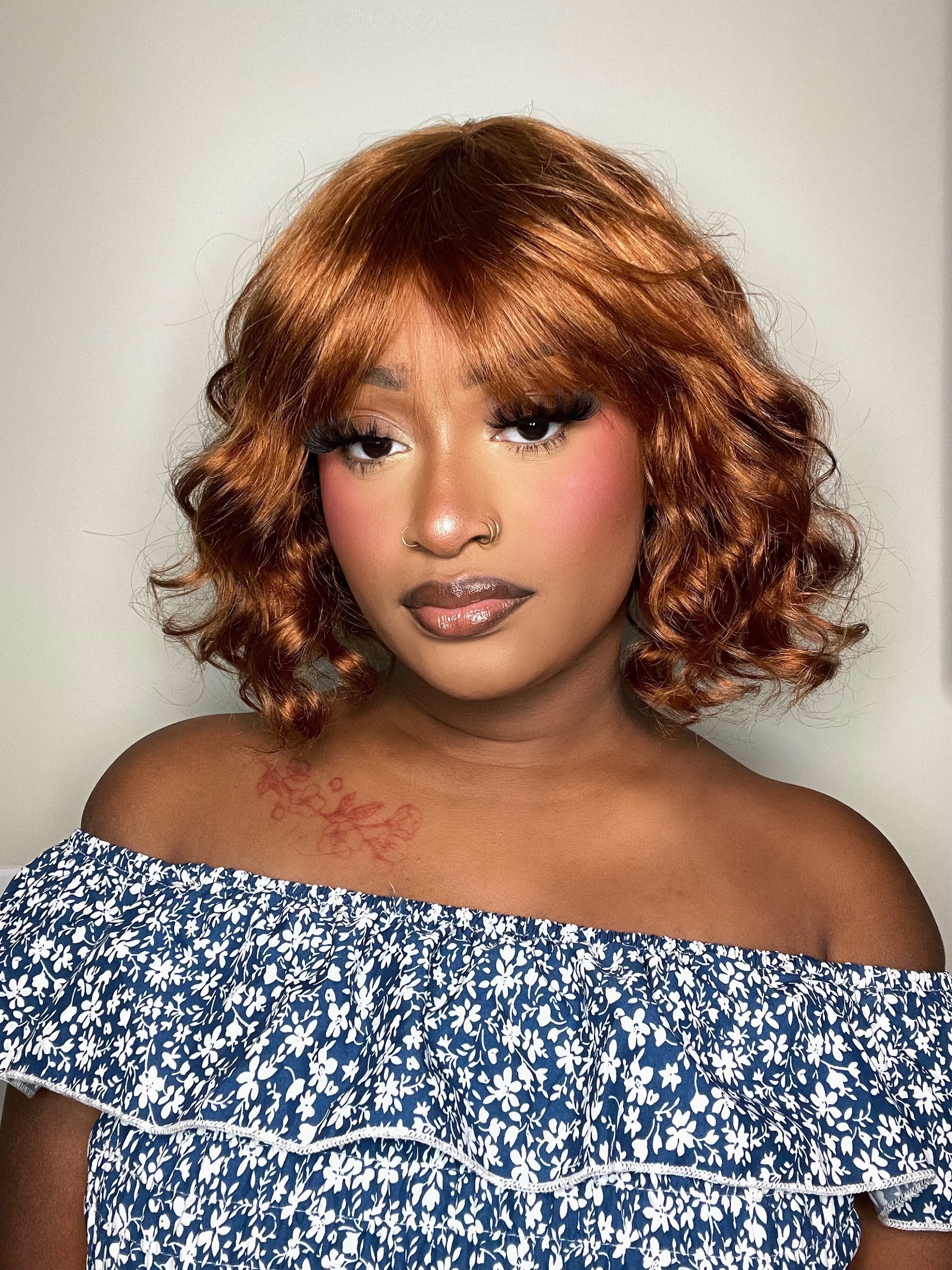 Body Wave Top Lace Bob with Bangs Wig | Mayvenn