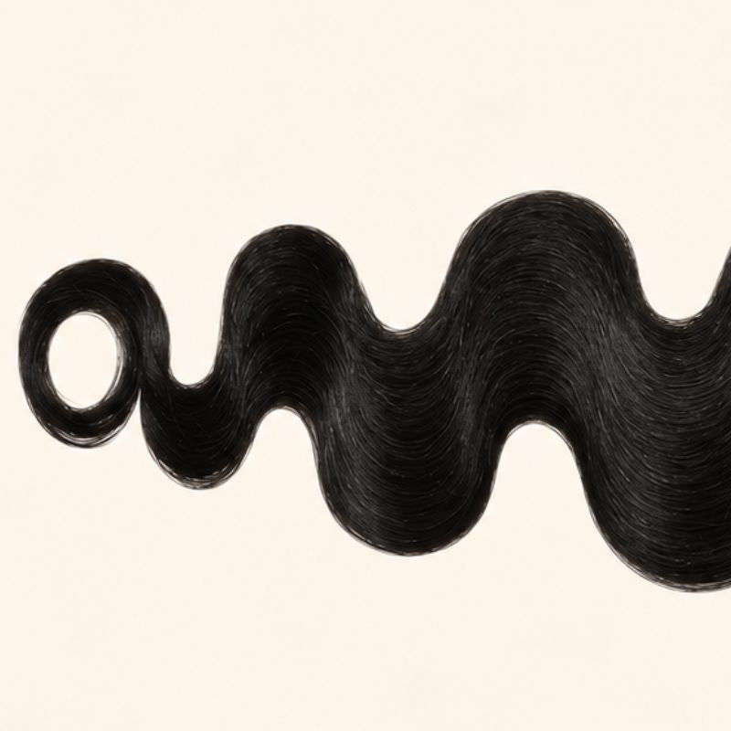 Body Wave 2x6 HD Lace Closure - #1 Jet Black