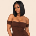 Straight Closure Bob Wig