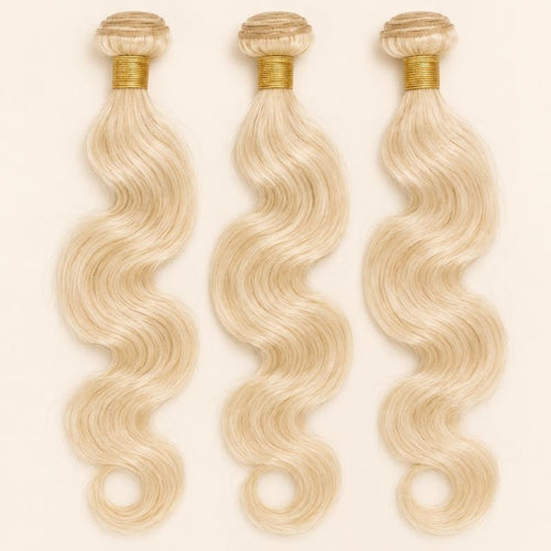#613 Blonde Body Wave 3 Bundle Deal — 100% Human Hair