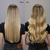 8 Blonde with 10 Light Blonde Balayage Seamless Clip-Ins Before and After