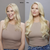 9 Light Blonde Seamless Clip-Ins Before and After