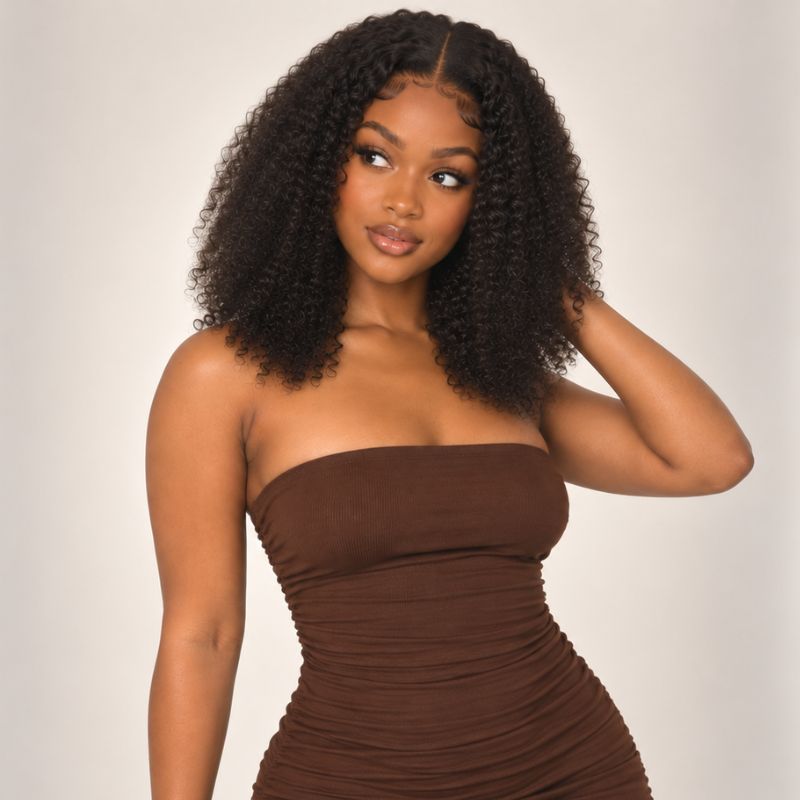 Afro Kinky Curly Clip-In Hair Extensions