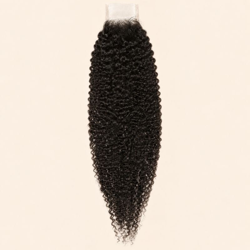 Two by six inch lace base built to blend a deep part into unrelaxed hair