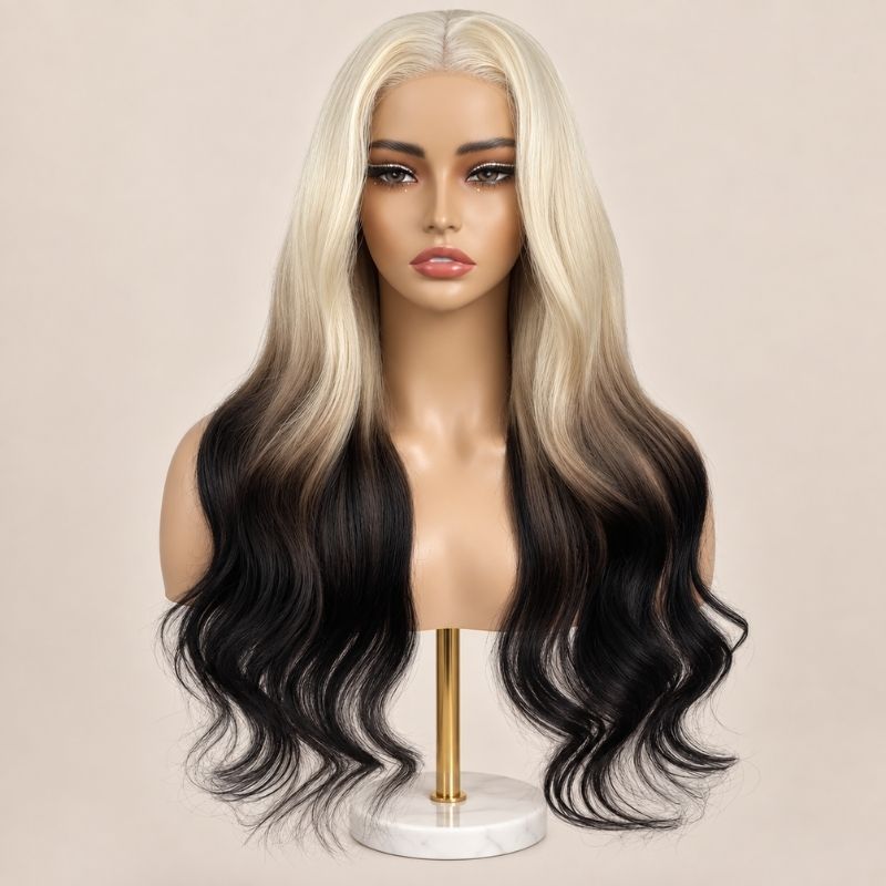 Eclipse Glueless 5x5 HD Closure Wig - Rooted Blonde