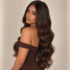 Pecan Glueless 5x5 HD Closure Wig - Chestnut Balayage