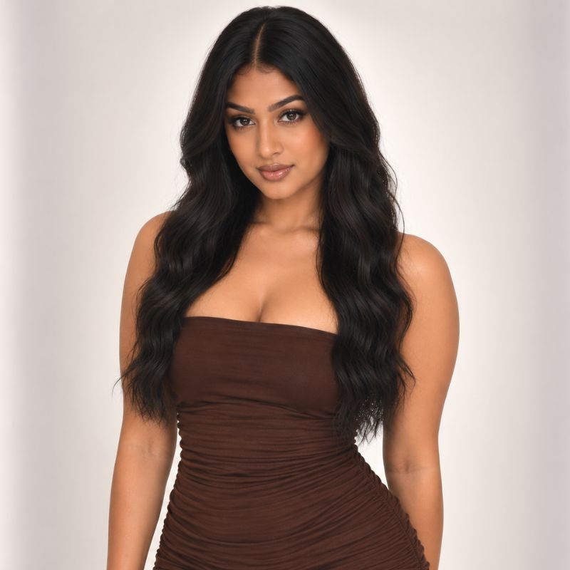 Raw Indian Wavy Clip-In Hair Extensions