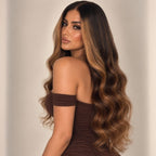 Cold Brew Glueless 5x5 HD Closure Wig - Espresso Balayage