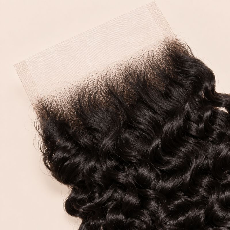 Raw Burmese Curly 5x5 HD Closure