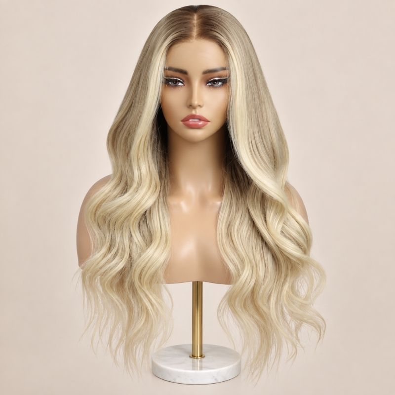 Prosecco Glueless 5x5 HD Closure Wig - Champagne Blonde