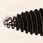 Close-up of the deep wave texture on a 7x7 HD lace closure