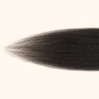 Close-up of the kinky straight texture on a 2x6 HD lace closure