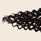 Close-up of the Spanish wave texture on a 6x6 HD lace closure