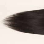 Close-up of the straight texture on a 7x7 HD lace closure