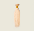 Color swatch of 613 blonde virgin Indian straight human hair
