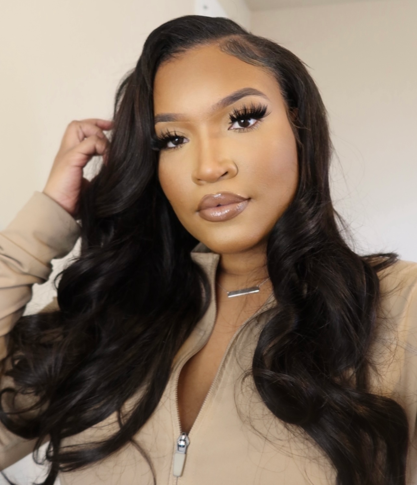 2 Soft Black Straight Seamless Clip-In Hair Extensions