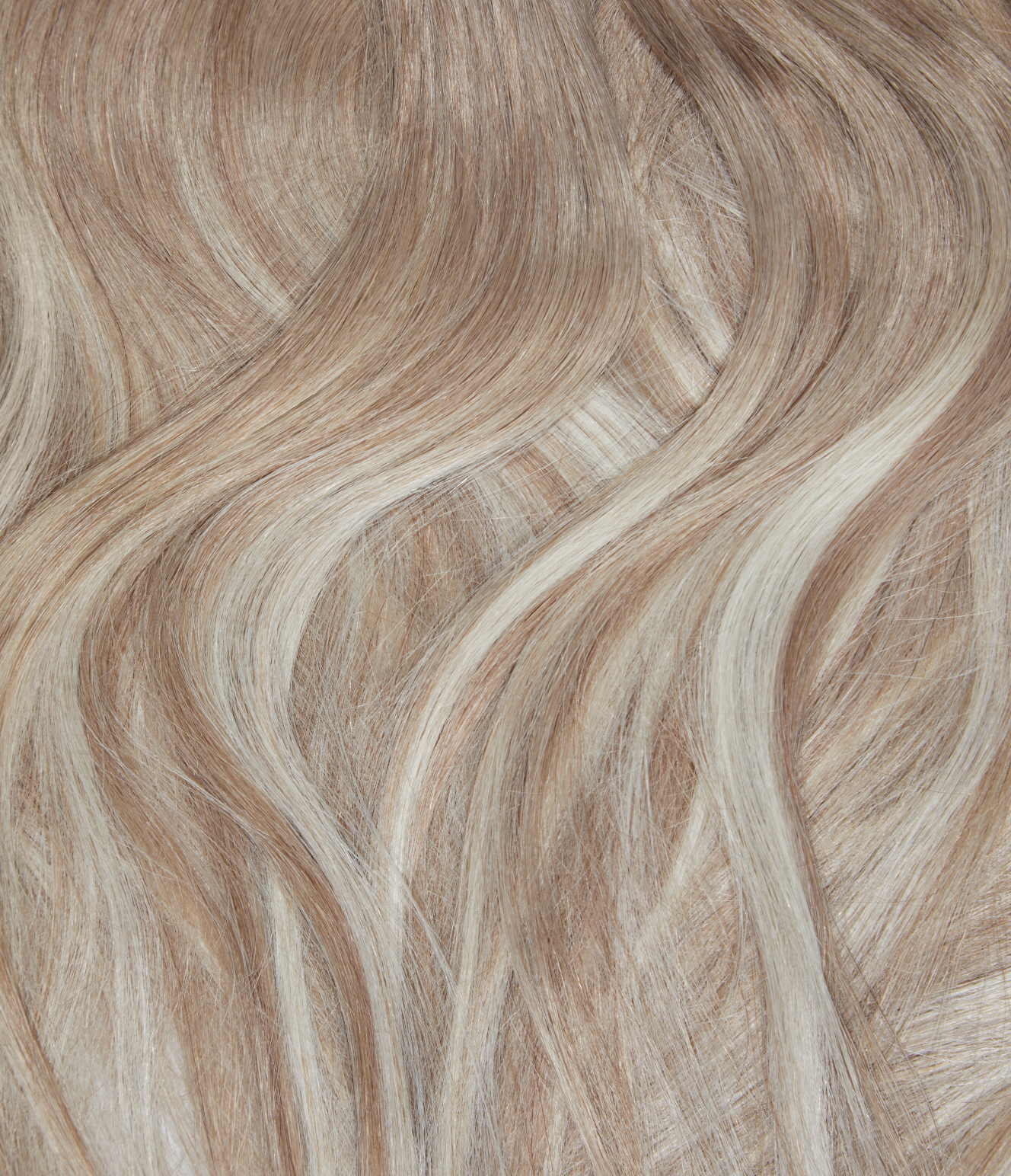 7A Dark Ash Blonde with 10 Light Blonde Highlights Seamless Clip-In Hair Extensions