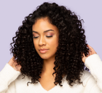 Natural black Brazilian deep wave 4x4 transparent lace closure laid flat