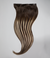 4 Dark Brown with 8 Blonde Highlights Seamless Clip-In Hair Extensions