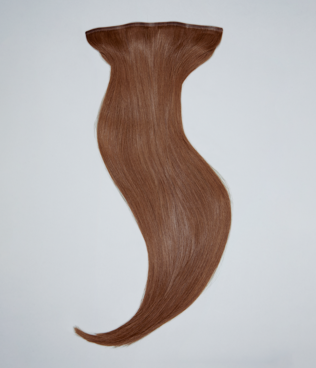 7RB Natural Red Seamless Clip-In Hair Extensions