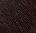 Model wearing a natural black Brazilian straight 5x5 HD lace closure