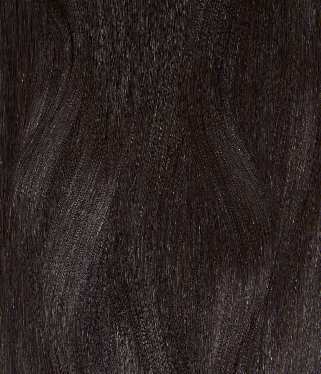 4 Dark Brown Seamless Clip-In Hair Extensions