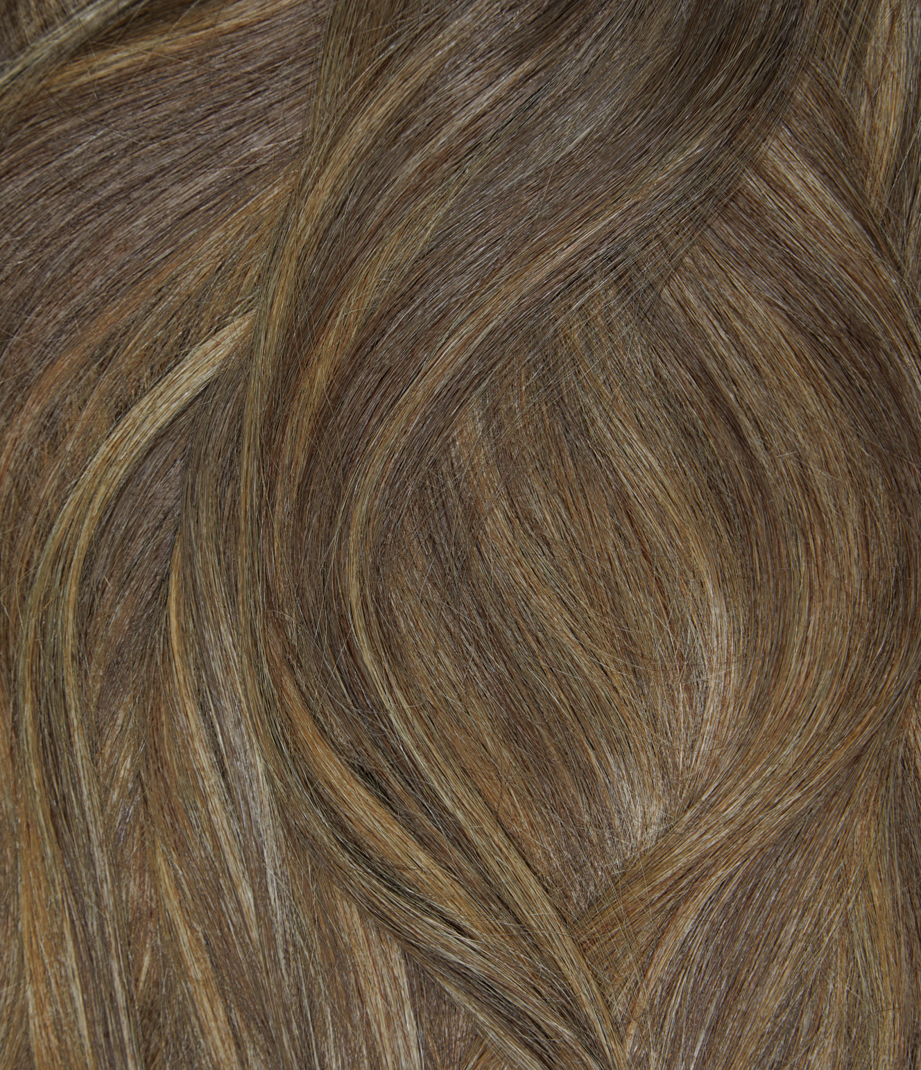 5 Medium Brown with 7 Dark Blonde Balayage Seamless Clip-In Hair Extensions