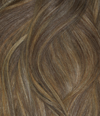 5 Medium Brown with 7 Dark Blonde Balayage Seamless Clip-In Hair Extensions