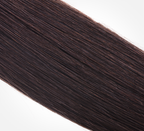 Body wave human hair swatch attached to the stylist sample ring