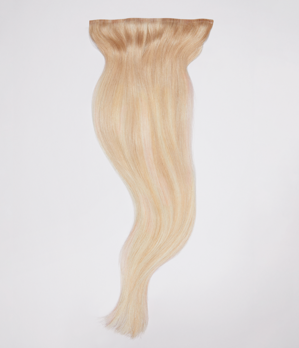 8 Blonde with 10 Light Blonde Balayage Seamless Clip-In Hair Extensions