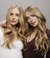 7 Dark Warm Blonde with 8 Blonde Balayage Seamless Clip-In Hair Extensions