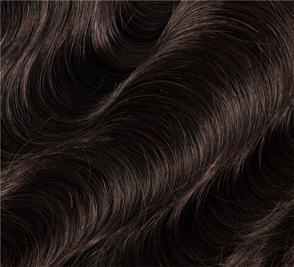 Close-up of the HD lace parting space on a body wave closure