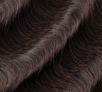 Model wearing a natural black loose wave 13x4 HD lace frontal