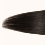 Close-up of the yaki straight texture on a 6x6 HD lace closure