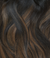 4 Dark Brown with 6 Medium Brown Balayage Seamless Clip-In Hair Extensions