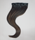 4 Dark Brown with 6 Medium Brown Balayage Seamless Clip-In Hair Extensions